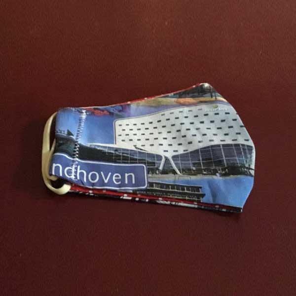 Mondkapje met afbeeldingen van Eindhoven