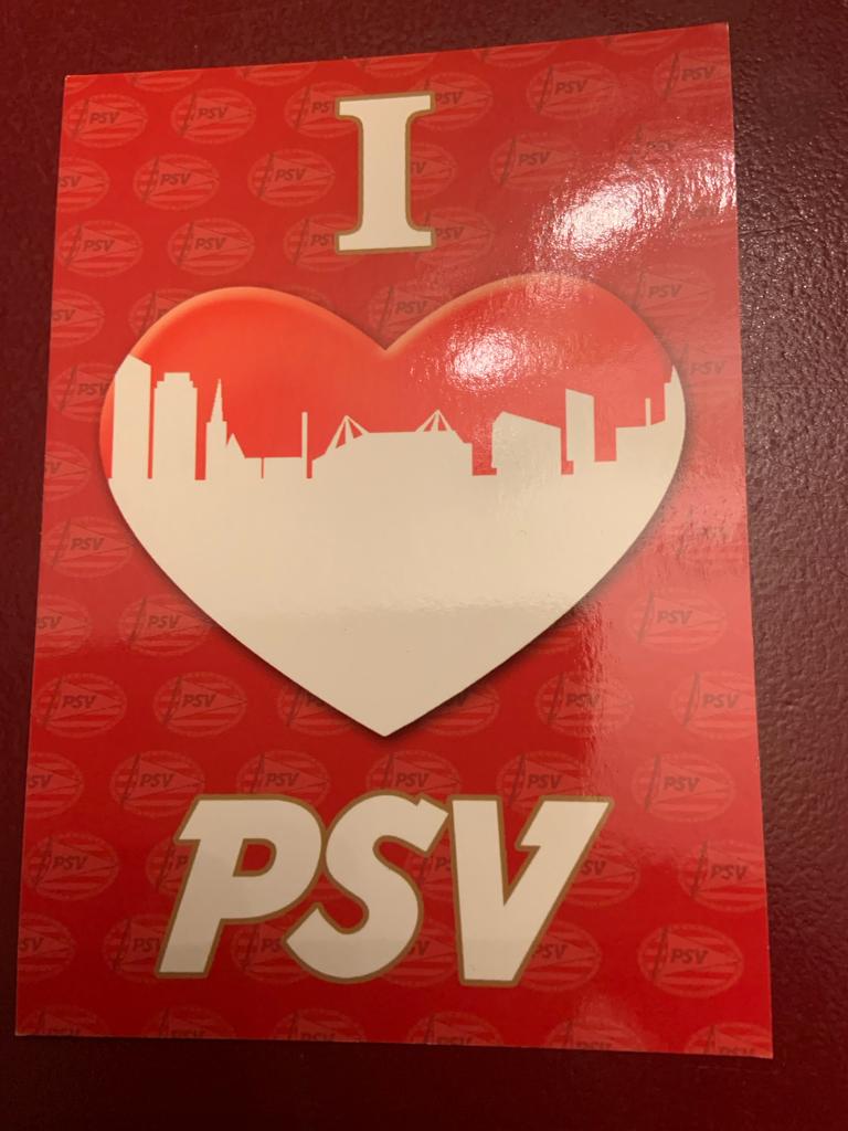ansichtkaart Eindhoven I love PSV
