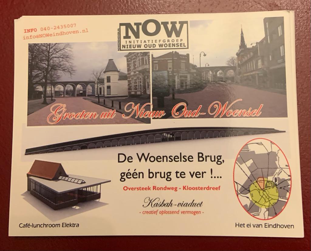 ansichtkaart Eindhoven Groeten uit Nieuw Oud-Woensel