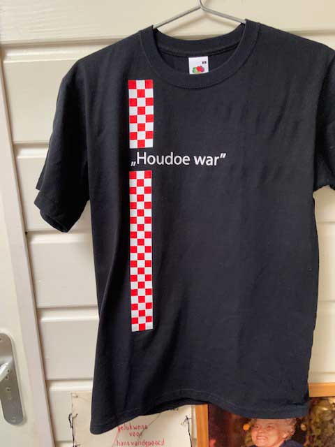 Heren t-shirt Houdoe war