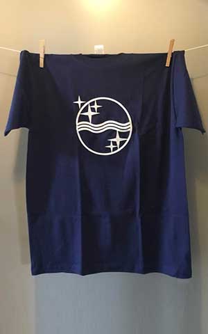 Philips waves T-shirt Navy blue